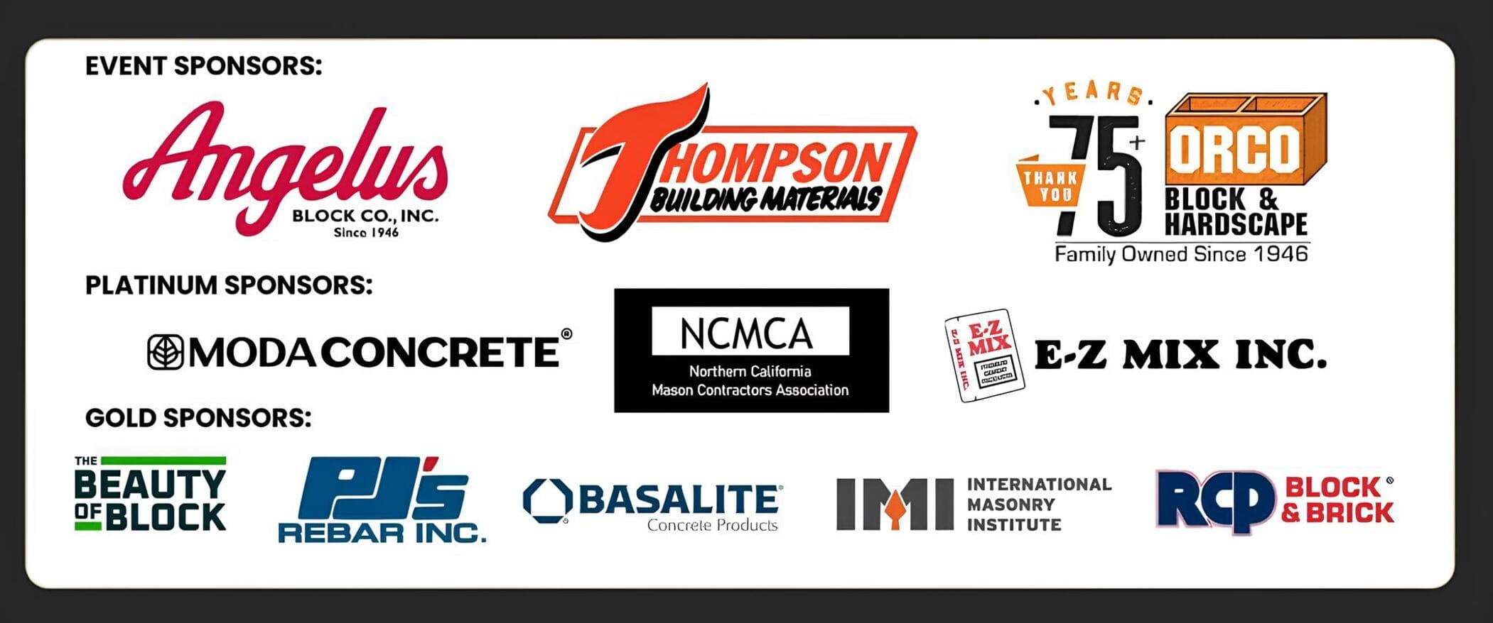 Event Sponsors - CMSE 2026